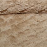 Fausse fourrure - Abstrait Uni Marron clair