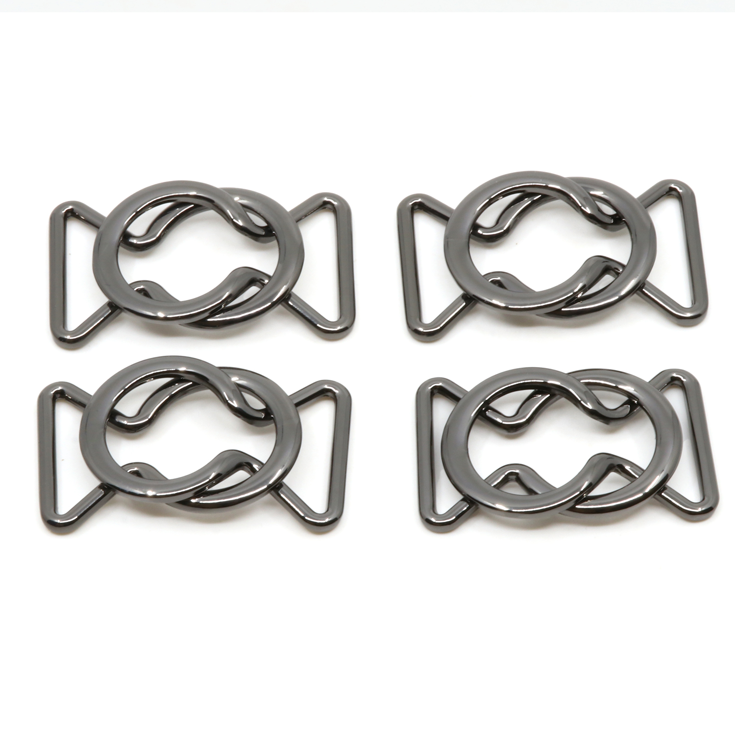 Boucle de ceinture Design 25 mm - Métal foncé-1 Boucle de ceinture Design 25 mm - Métal foncé-1