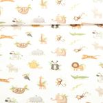 Jersey bio - Impression numérique Petits animaux Blanc