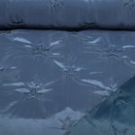 Gesteppter Jackenstoff - Sterne Blau Wattiert