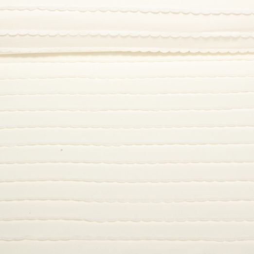 Jersey - Volants Uni Blanc