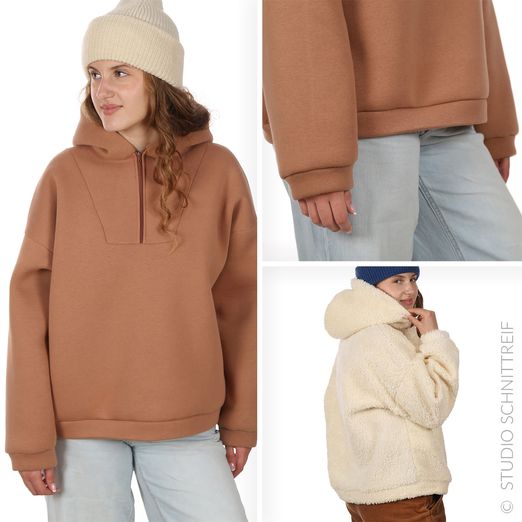 Extra-Oversized Hoodie - FRAU YUTTA - Schnittmuster eBook Extra-Oversized Hoodie - FRAU YUTTA - Schnittmuster eBook