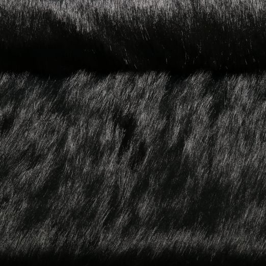 Zottelkunstfell - Uni Schwarz