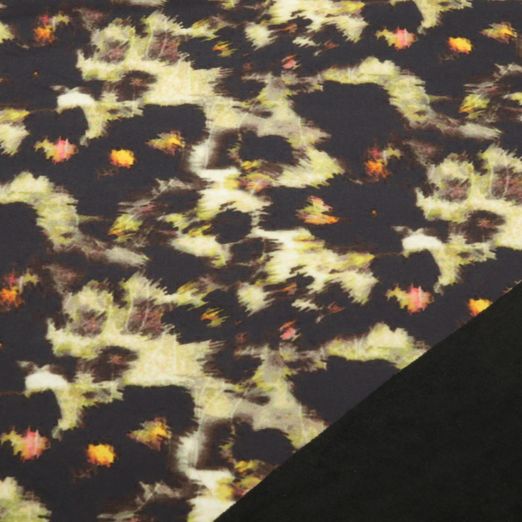 Softshell - Impression numérique Léopard Abstrait Noir