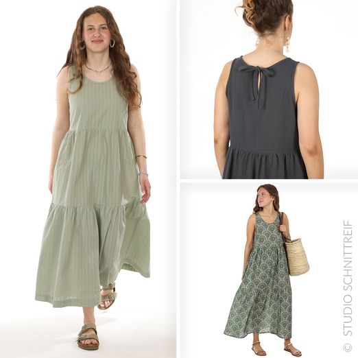 Maxikleid - FRAU CLAIRE - Schnittmuster eBook Maxikleid - FRAU CLAIRE - Schnittmuster eBook