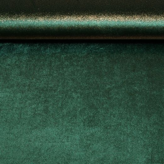 Panne de velours Fantasy - Vert Doré