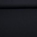 Rippjersey - XL Rippe 5mm Uni Schwarz 