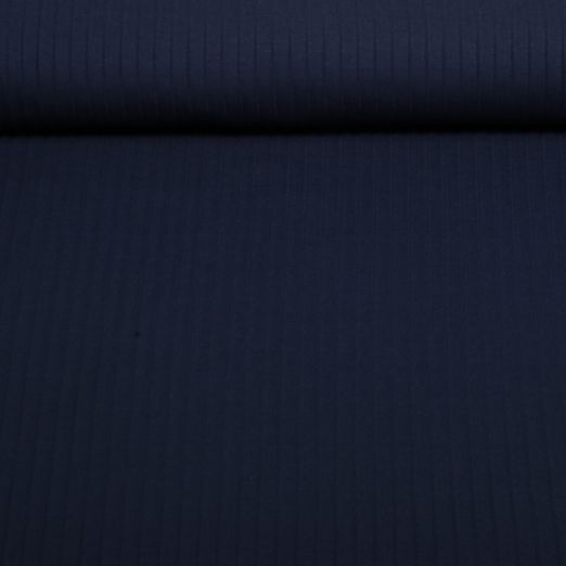 Jersey tricoté - XL  5mm Uni Bleu marine