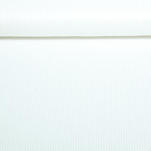 Gaze de coton - Double Gaze Lurex Rayures Ecru