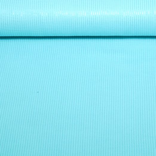 Gaze de coton - Double Gaze Lurex Rayures Turquoise
