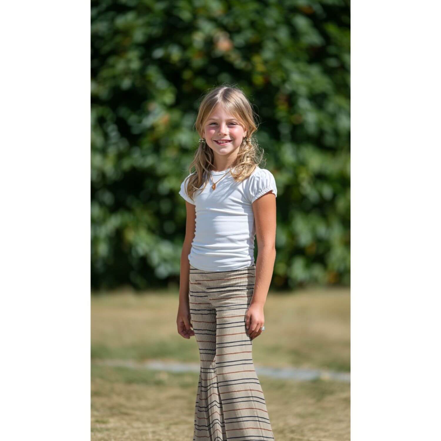 Jersey côtelé Bio nature - Rayures Naturel-2 Jersey côtelé Bio nature - Rayures Naturel-2