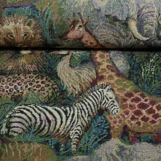 Gobelin - Animaux safari Multicolore