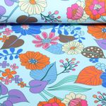 Sweat d'été bio - Hamburger Liebe Gleam Bloomorama Bleu clair