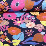 Sweat d'été bio - Hamburger Liebe Gleam Bloomorama Bleu marine