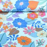 Toile canevas bio - Hamburger Liebe Gleam Bloomorama Bleu clair
