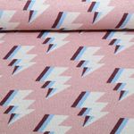 Jersey jacquard bio - Hamburger Liebe Gleam Zappy Rose