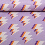 Jersey jacquard bio - Hamburger Liebe Gleam Zappy Violet