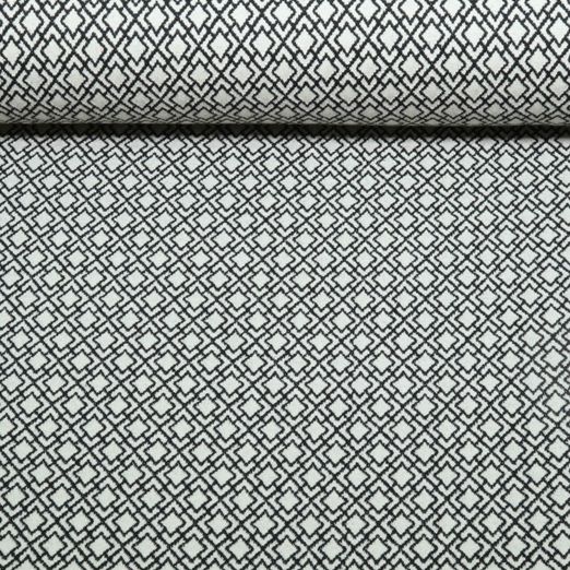 Jersey jacquard bio - Hamburger Liebe Tiny Tango Knit Noir