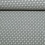 Ekologisk Jacquard Jersey - Gleam Tiny Tango Stickad Svart