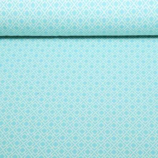 Jersey jacquard bio - Hamburger Liebe Tiny Tango Knit Turquoise