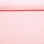 Ekologisk Jacquard Jersey - HHL Gleam Tiny Tango Stickad Rosa