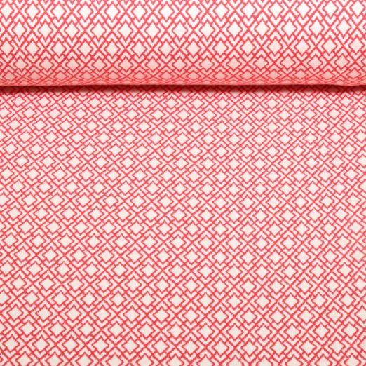 Jersey jacquard bio - Hamburger Liebe Tiny Tango Knit Rouge