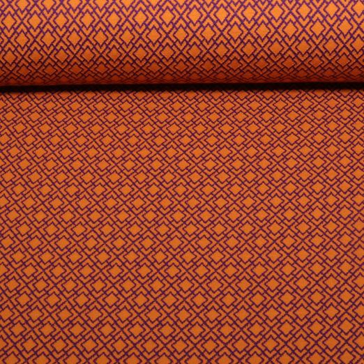 Jersey jacquard bio - Hamburger Liebe Tiny Tango Knit Rouille