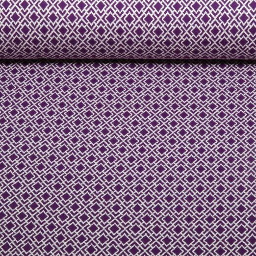 Jersey jacquard bio - Hamburger Liebe Tiny Tango Knit Violet