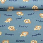 Jersey - Kleine Löwen Jeansblau