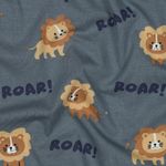 Jersey - Little lions denim blå Jersey - Little lions denim blå