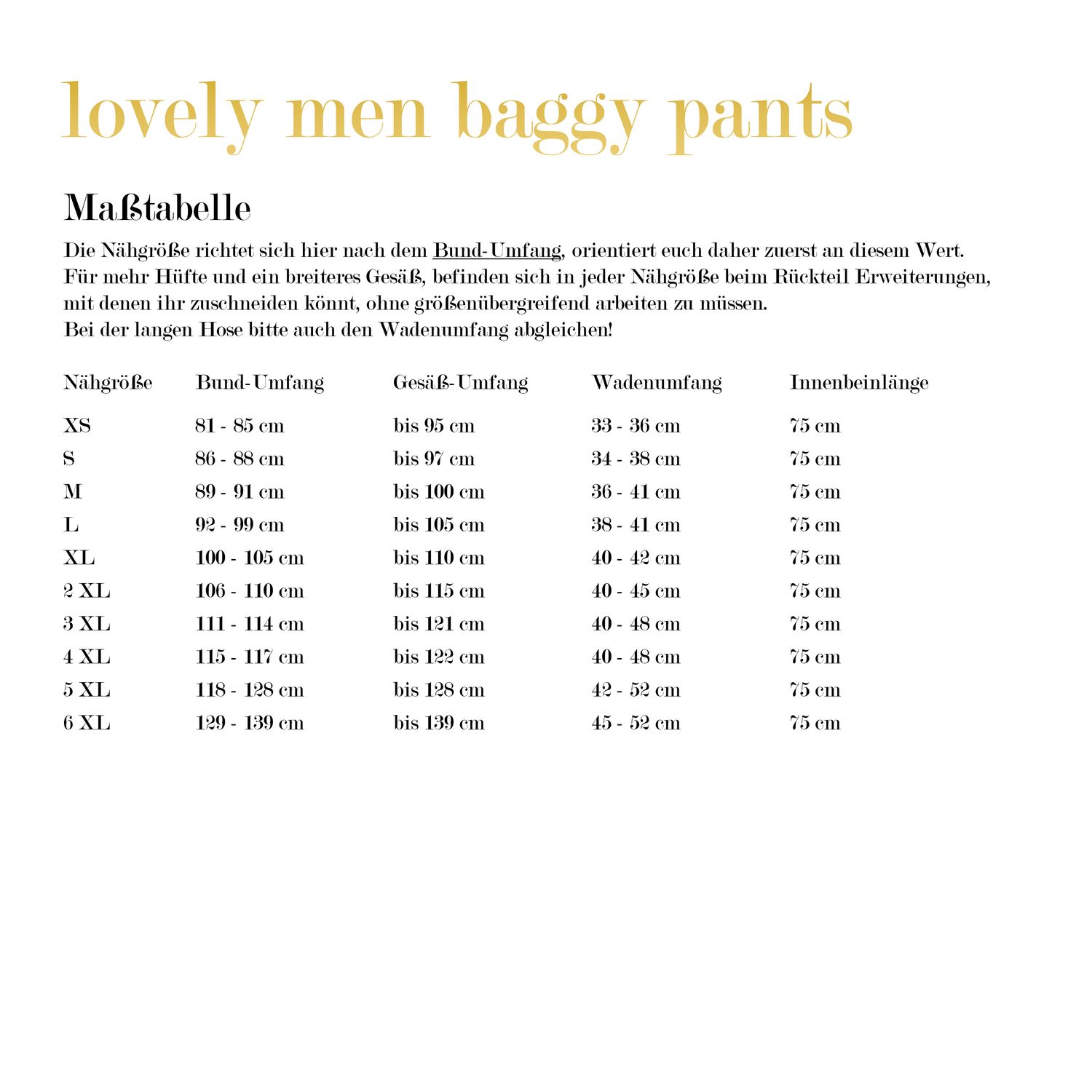Hose - lovely men baggy pants - Schnittmuster eBook-12 Hose - lovely men baggy pants - Schnittmuster eBook-12
