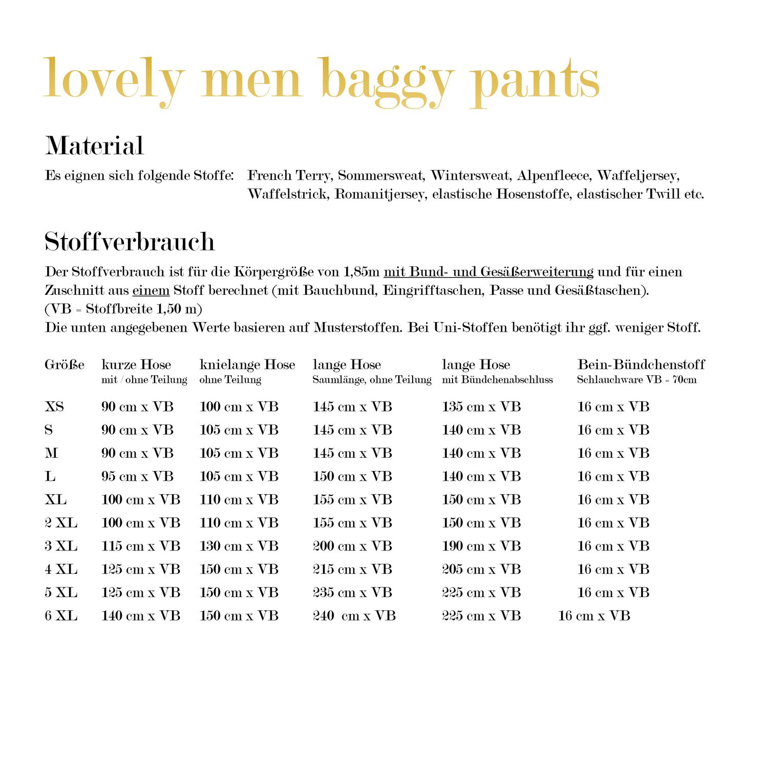 Hose - lovely men baggy pants - Schnittmuster eBook-11 Hose - lovely men baggy pants - Schnittmuster eBook-11