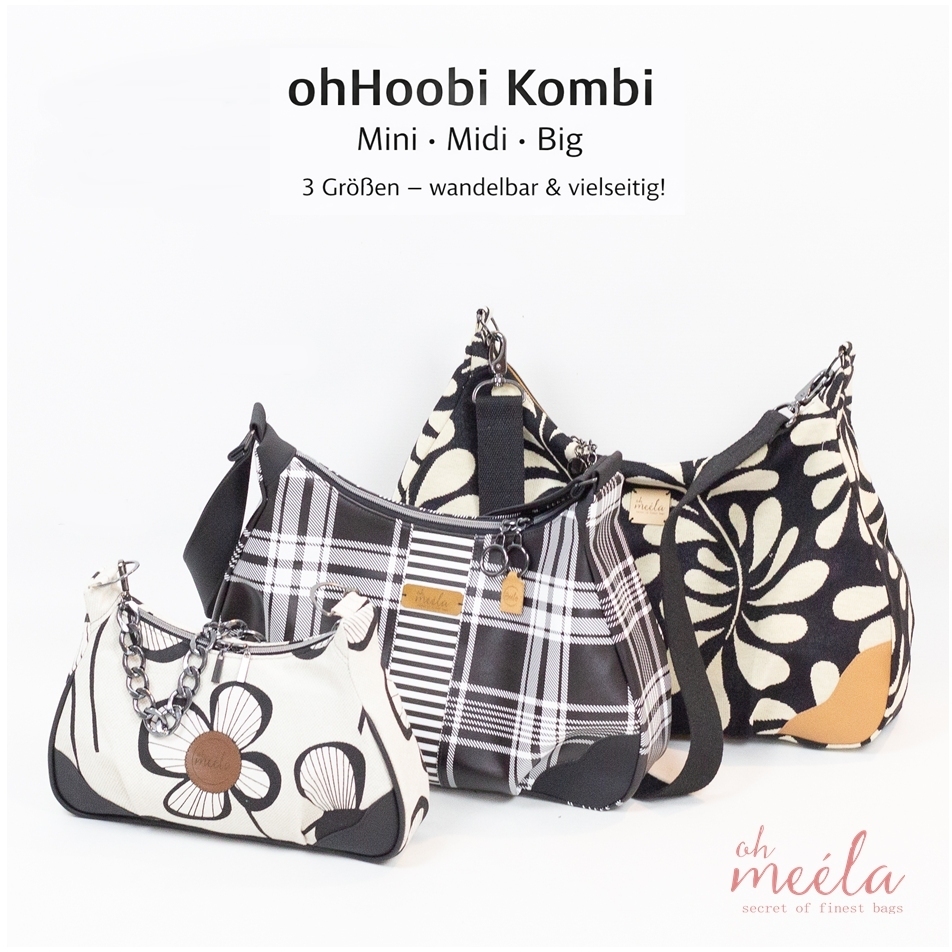 Handtasche - Kombi-eBook ohHoobi - Schnittmuster eBook-1 Handtasche - Kombi-eBook ohHoobi - Schnittmuster eBook-1