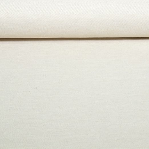 Toile lin jacquard durable - Uni Ecru