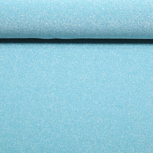 Stretch-Lurex Noella - Glam & Paillettes Turquoise