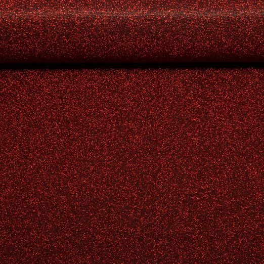 Stretch-Lurex Noella - Glam & Paillettes Rouge grenat