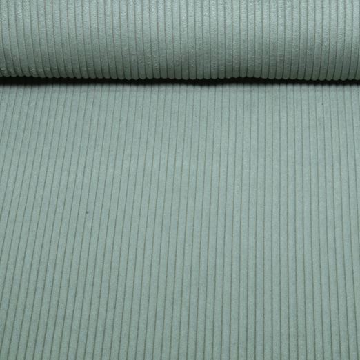 Velours côtelé - Larges côtes - Uni 4,5mm Vert militaire