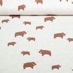 Jersey - Ours Beige Mélange