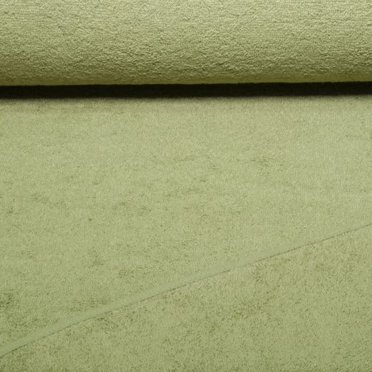 Éponge en coton Karli - Vert olive Uni