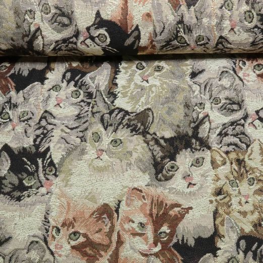 Gobelin - Chats Multicolore