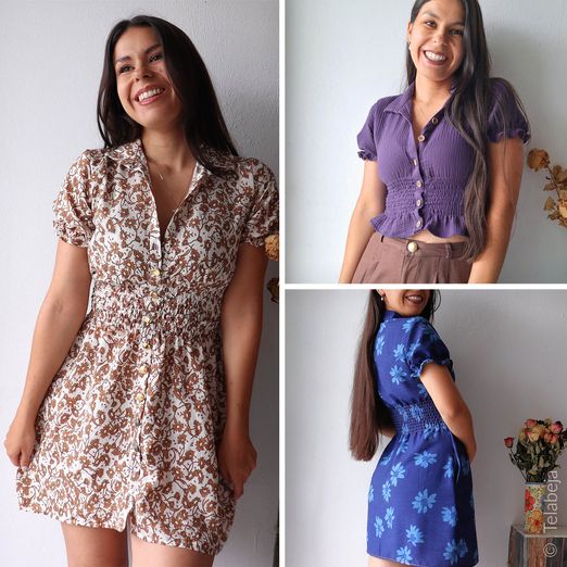Blouse et robe - Tekitl - Patron numérique