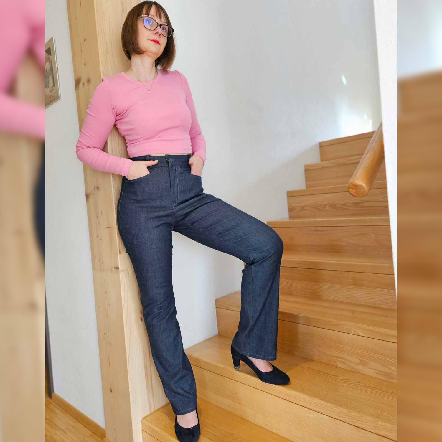 Jeans - Der blaue Pfad Damen Langgrößen- Schnittmuster eBook-5 Jeans - Der blaue Pfad Damen Langgrößen- Schnittmuster eBook-5