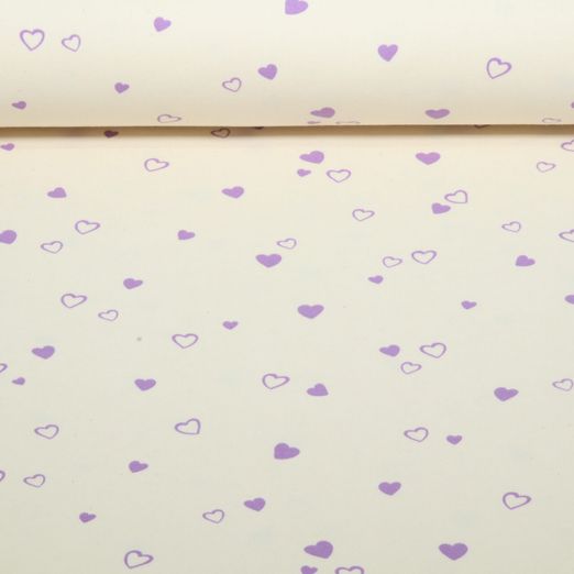 Jersey Bio nature - Coeurs Naturel Lilas