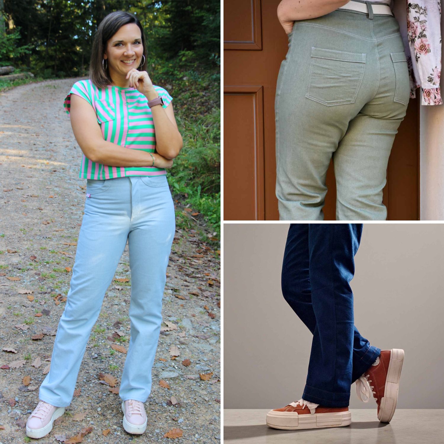 Jeans - Der blaue Pfad Damen Kurzgrößen - Schnittmuster eBook-0 Jeans - Der blaue Pfad Damen Kurzgrößen - Schnittmuster eBook-0