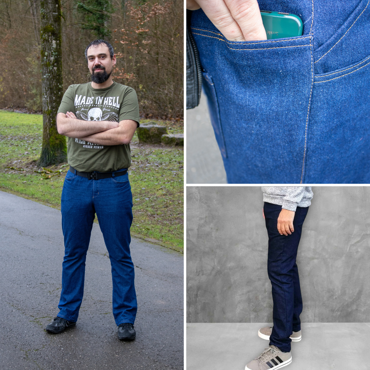 Jeans - Der blaue Pfad Herren Kurzgrößen - Schnittmuster eBook-0 Jeans - Der blaue Pfad Herren Kurzgrößen - Schnittmuster eBook-0