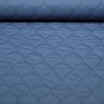 Tissu matelassé pour veste - Ouaté double face Bleu jeans