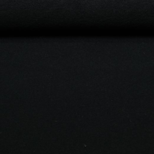 Wollfleece Merino - Uni Schwarz Mulesingfrei