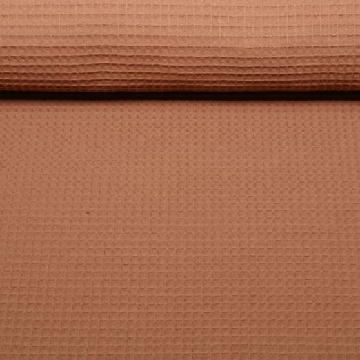 Nid d'abeille Lotta - Uni Marron noisette