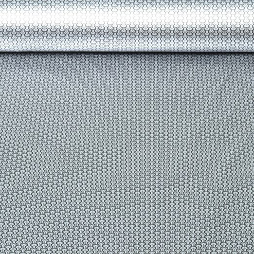Tissu de doublure thermique - Thermo-isolant Réfléchissant Graphique Argenté Noir