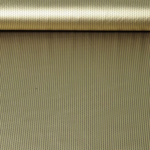 Tissu de doublure thermique - Thermo-isolant Réfléchissant Points Doré Noir